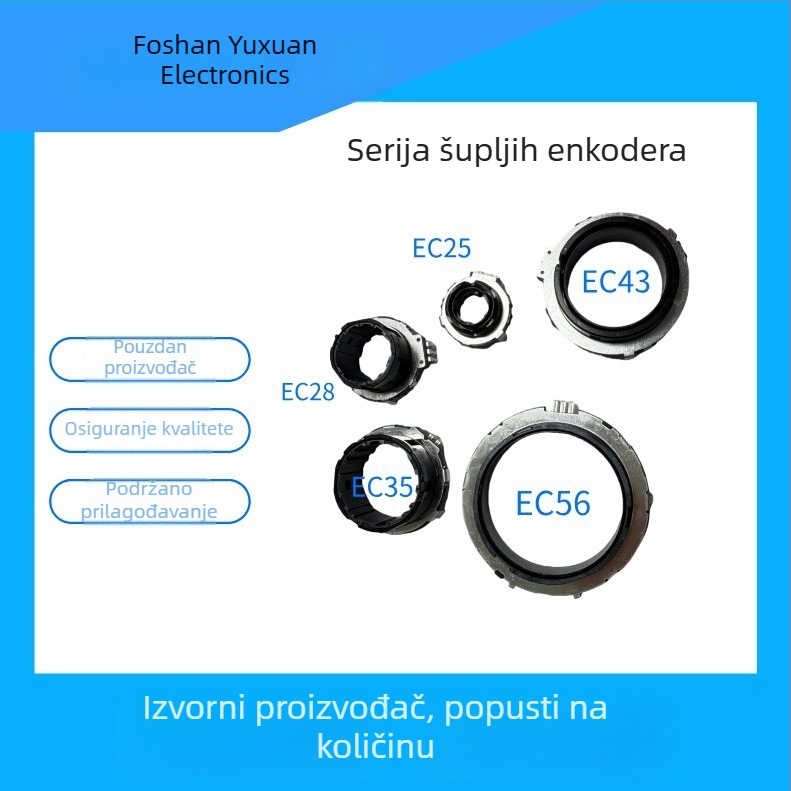 Inkrementalni otočni enkoder s šupljim osovinom EC56 EC43 EC35 EC28 EC25