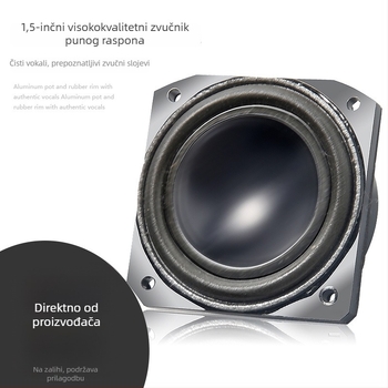 1,5-inčni zvučnik s punim rasponom za Bluetooth auto audio nadogradnju, s jakim magnetom
