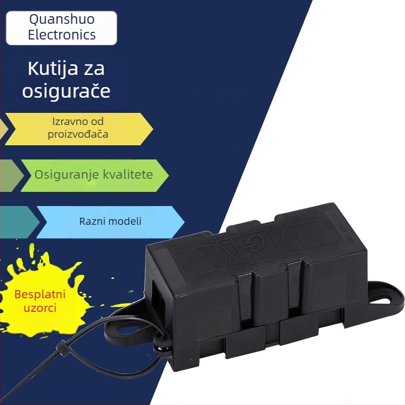 6-pozicijska kutija osigurača automobila s bakrenim umetkom, zaštitno sredstvo za osigurače, prilagodljivo