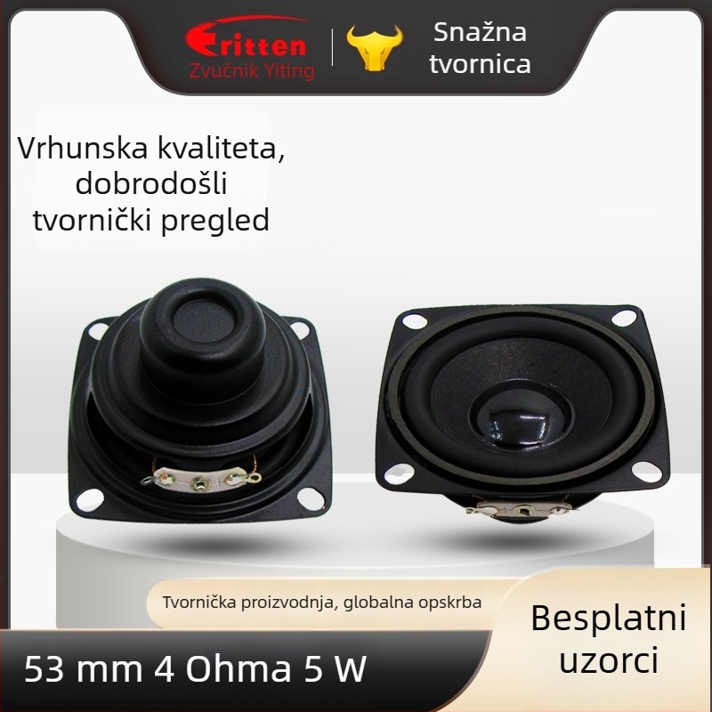 4Ω 5W full-range zvučnik za uređaj za priču, 53 mm NdFeB unutarnji magnet