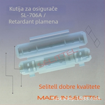 SL-706A Kutija osigurača s vodljivim kabelima, preklopni poklopac, vatrootporna