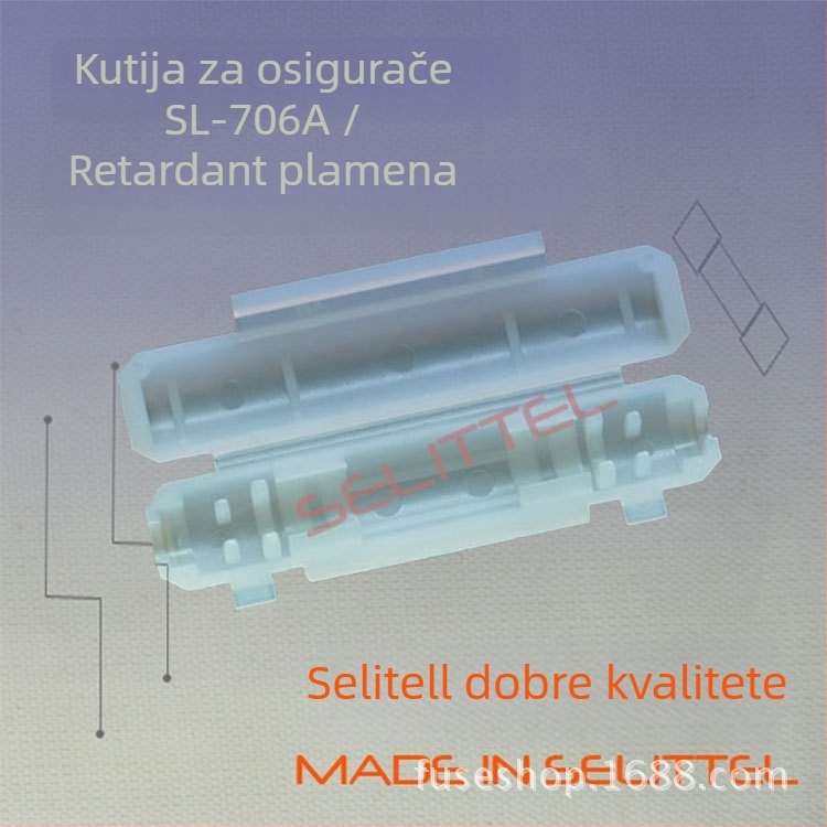 SL-706A Kutija osigurača s vodljivim kabelima, preklopni poklopac, vatrootporna