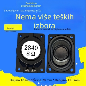 Jinggeyuan 2840 Ultra-tanki 8Ω 3W zvučnik za notebook s punim rasponom AI digitalni