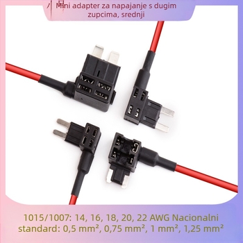 Micro2 Mini tap za automobilni osigurač s dugim nogama M2 - plug-in kućište osigurača