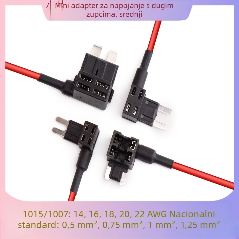 Micro2 Mini tap za automobilni osigurač s dugim nogama M2 - plug-in kućište osigurača