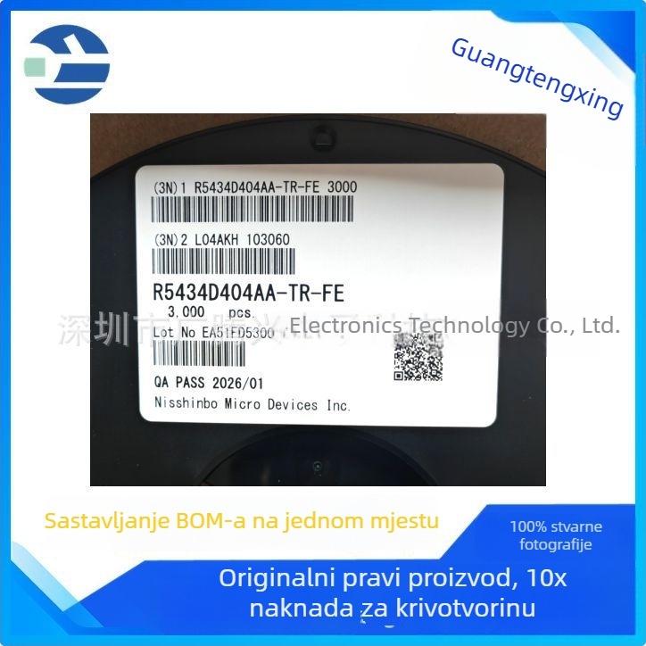 R5434D404AA-TR-FE 402AA SMD IC zaštite litijske baterije