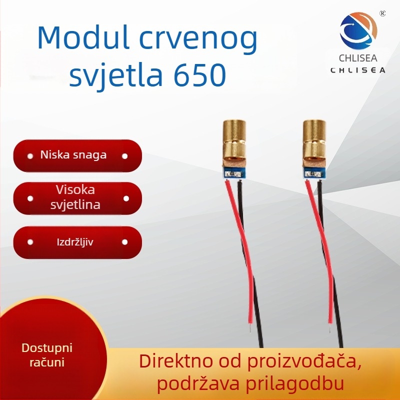 Crveni laserski modul 650 nm s infracrvenim prijemnikom