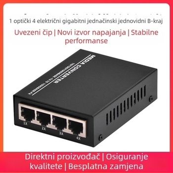 Giga-bitni optičko-električni transceiver za jednomodno vlakno, SC priključak, 1550 nm