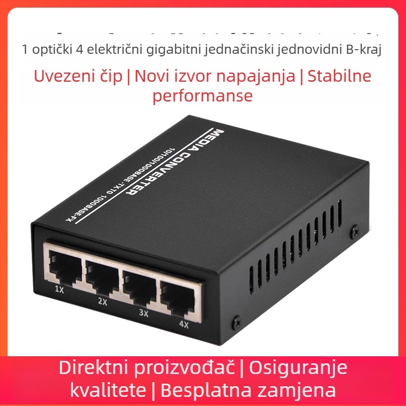 Giga-bitni optičko-električni transceiver za jednomodno vlakno, SC priključak, 1550 nm