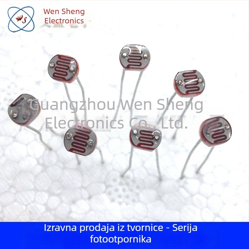 CDS fotorezistor, serija F3-20MM, promjer 5 mm, modeli 5516, 5528, 5537, 5539