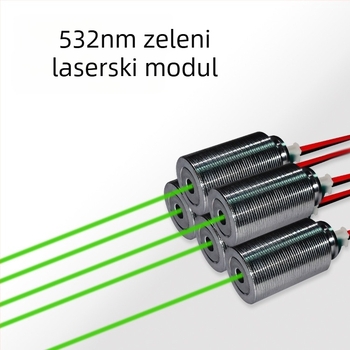 532 nm zeleni laserski modul za ambijentalno osvjetljenje, svjetlo zvijezdnog neba, pozornice osvjetljenje, modul laserske glave