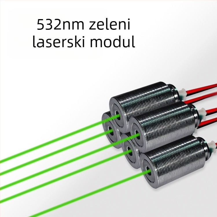 532 nm zeleni laserski modul za ambijentalno osvjetljenje, svjetlo zvijezdnog neba, pozornice osvjetljenje, modul laserske glave