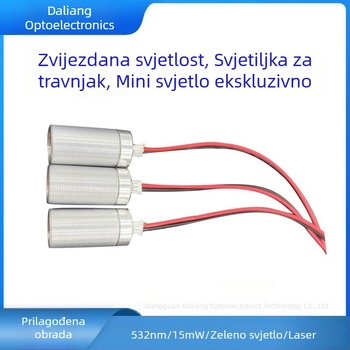 Laserski modul zvjezdane svjetlosti za lasersku glavu — zelena laserska projekcijska lampica 532 nm