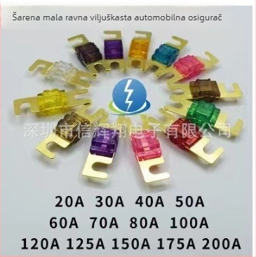 Držač osigurača za auto audio sustav, Xiaoping utikač, 1 izlaz, 1 put, jednostruko kućište