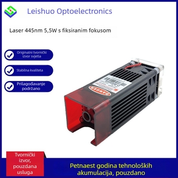 5W laser za graviranje s glavom za oblikovanje točke i širokim naponom