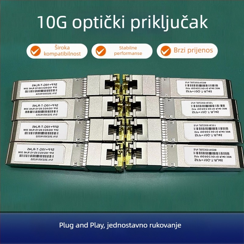 SFP optičko-električni modul, 10G/5G/2.5G/1G, RJ45, 30 m, kompatibilan s Huawei H3C