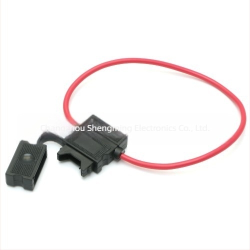 Kutija osigurača automobila, srednje veličine, kabel 30 cm, vodootporna, uključuje umetak za osigurač
