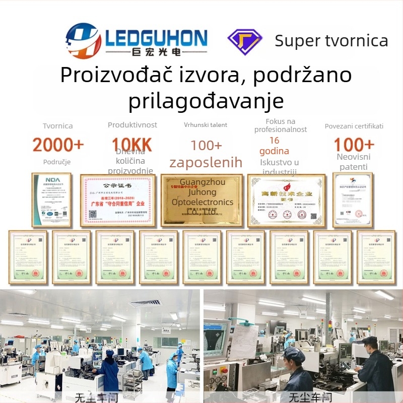 3535 keramičke duboke UV LED kuglice 270–316 nm UVB izvor svjetlosti za nadopunu kalcija kod reptila i uređaj za fototerapiju svjetlom