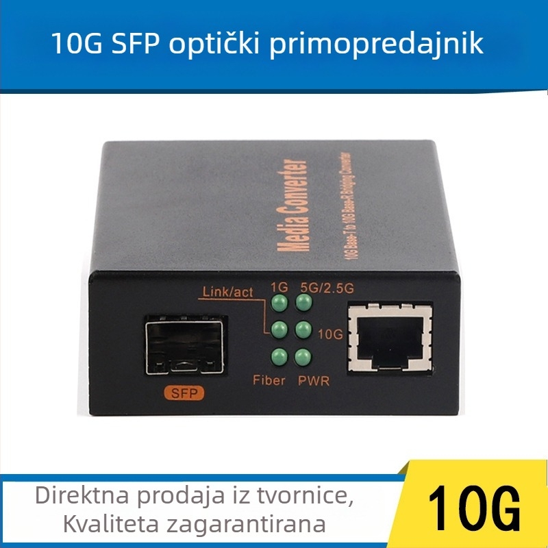 10G optični SFP transceiver, jednodijelni i višemodni, LC priključak