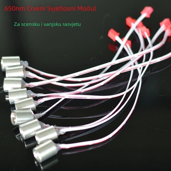 Crveni laser modul 650 nm za scensko osvjetljenje i travnjake, visoke snage 100 mW, mini lasersko svjetlo