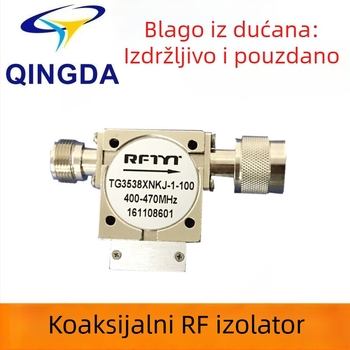Koaksijalni izolator s dvostrukim spojem za 400–430 MHz, UHF RF/mikrovalne komponente za emitiranje i televiziju