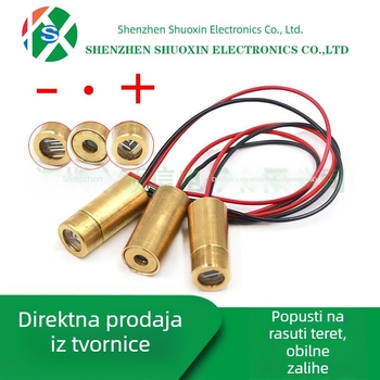 9 mm laserska glava, tip jedinstvenog križnog točkastog tipa, crvena laserska cijev, laserska dioda, poluvodička laserska cijev