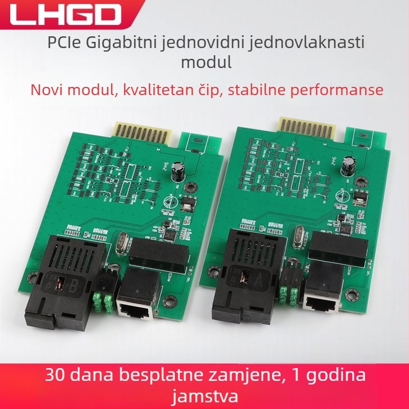 LHGD plug-in Gigabit jednosmjerni optički transceiver AB-end za 16-djelni rack, 1 par