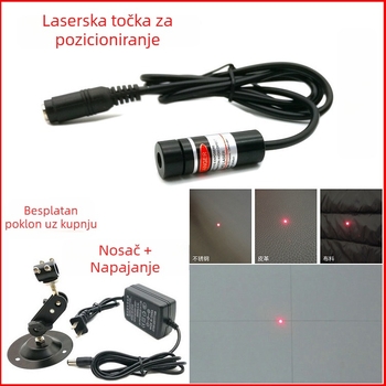 12 mm promjera točkastog pozicioniranja – indikator svjetla za preciznu strojnu opremu, crveni laserski indikator i točkast laserski emiter