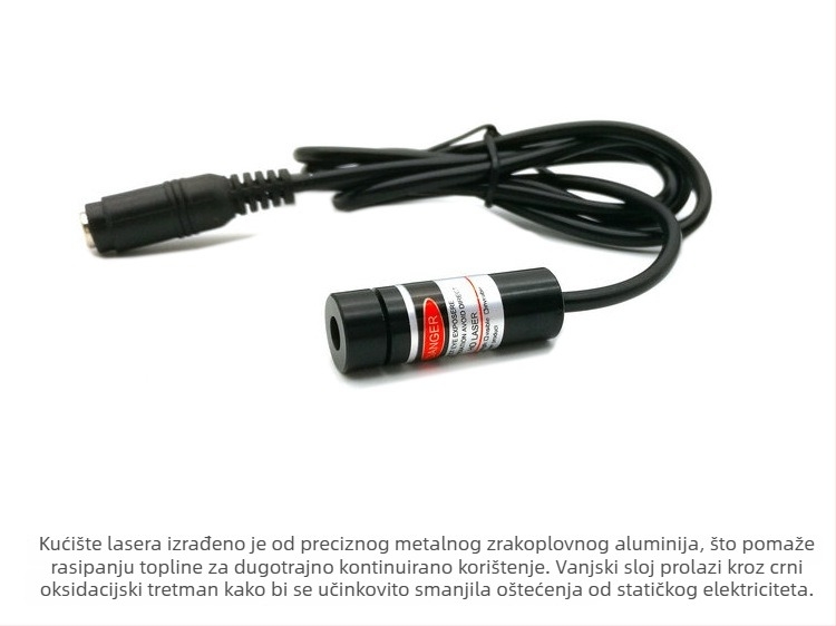 12 mm promjera točkastog pozicioniranja – indikator svjetla za preciznu strojnu opremu, crveni laserski indikator i točkast laserski emiter