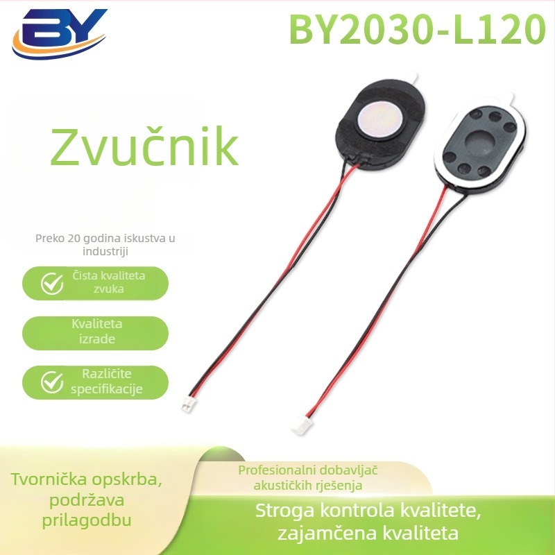 Novi auto zvučnik s plastičnim unutarnjim magnetom, 8 Ω, 0.5W/1W, Track-stil