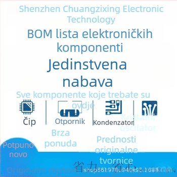 Jednostavan izbor elektroničkih komponenti: otpori, kondenzatori, diode, tranzistori, MOSFET-ovi, integrirani sklopovi