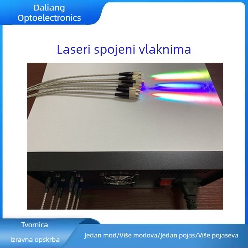 Laserski modul s vlaknom i višestrukim valnim duljinama: 470–475 nm, 405 nm, 445 nm, 450 nm, 448 nm, 505 nm, 532 nm