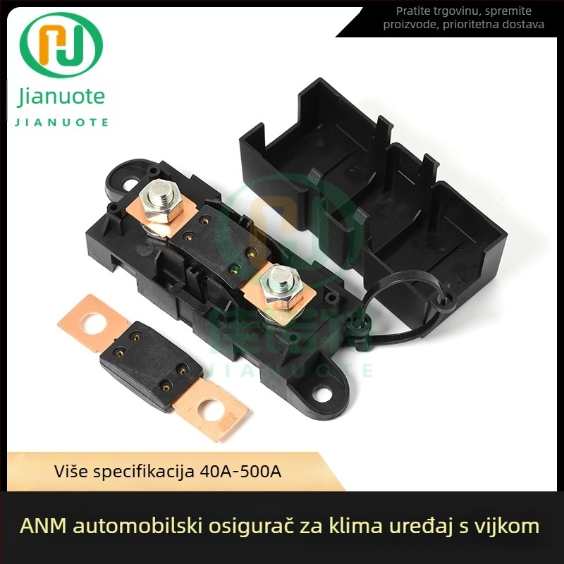 MEGA osigurač za automobil 30A-500A 32V, vijčani tip osigurača, veliki ravni priključak s kružnim otvorom