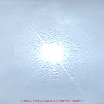 12×40 mm laserska glava modul za točkovni fotoelektrični senzor, 850 nm, 200 mW, DC priključak
