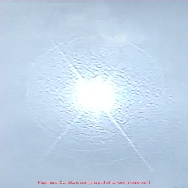 12×40 mm laserska glava modul za točkovni fotoelektrični senzor, 850 nm, 200 mW, DC priključak