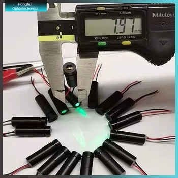 Laserski modul, 520 nm, 10 mW, 3 V, mali točkasti snop, uniforman, bez neželjenog svjetla, kontinuirani rad, za test koncentracije