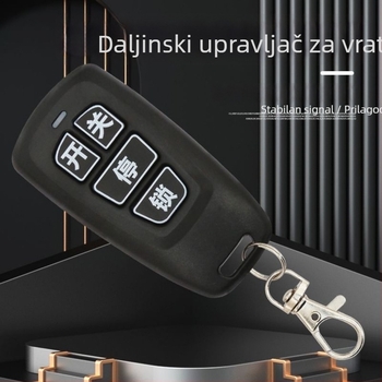 Električna vrata Qisheng – kopija daljinskog upravljača za teleskopsku turniket vrata, par ključeva, 433/430 MHz