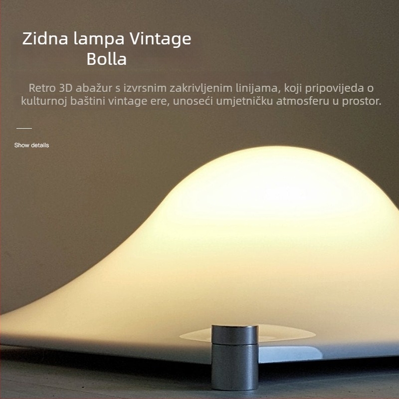 Spavaća soba – retro krem zidna svjetiljka za hodnik i dnevni boravak, kvadratni stropni dizajn, talijanski vintage stil