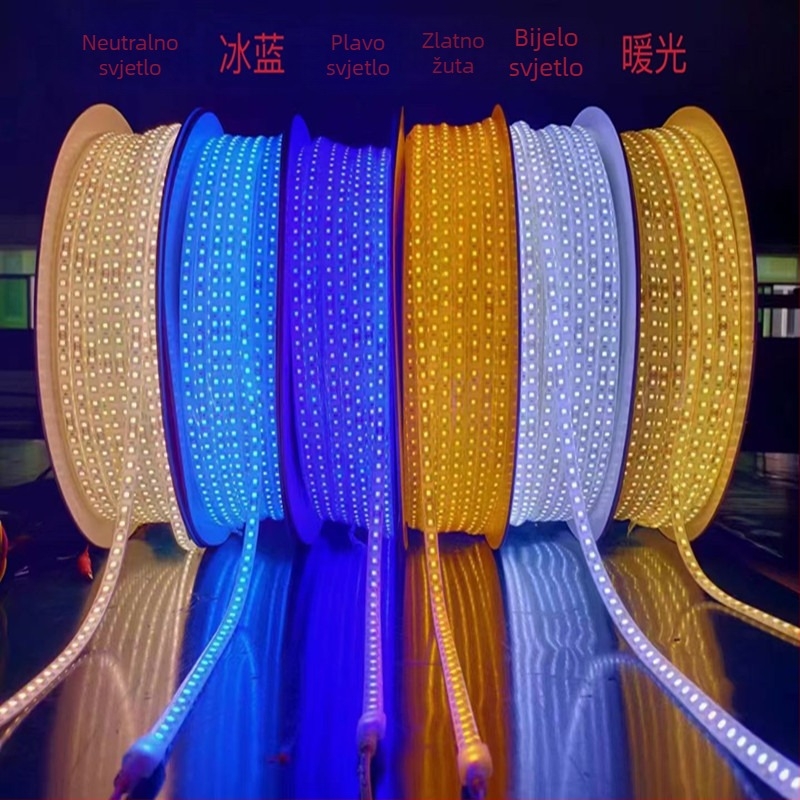 LED traka niskog napona, vodootporna IP68 za vanjsko osvjetljenje fontane i bazena, podvodna traka 24V/12V