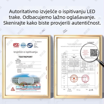 Rayshii 24V LED niski napon svjetlosni trak za dnevni boravak, V-oblik linearni trak za strop, ambijentalno osvjetljenje