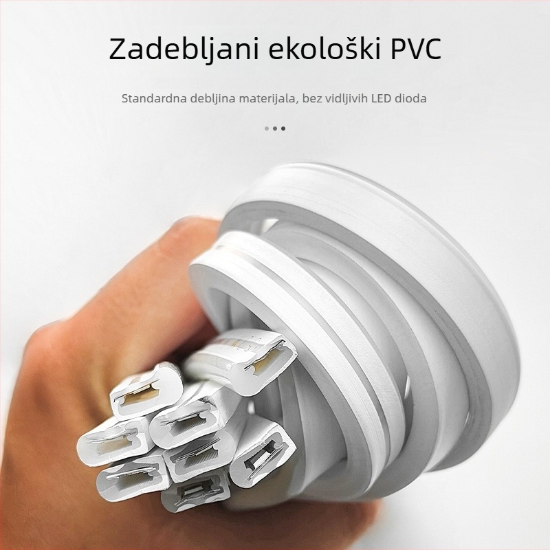 Noćna lampica sa senzorom pokreta i LED trakom ispod kreveta