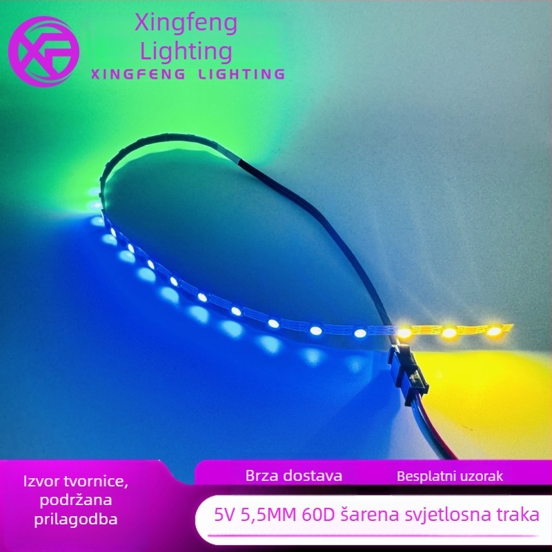 5V RGB LED traka s efektom jurećeg svjetla za KTV pozornicu dekor