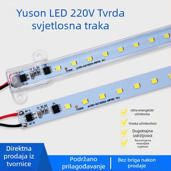 LED 110V bez upravljača, izravno napajanje za police i vitrine, pogodno za hladnjake, zamjena T8 cijevi