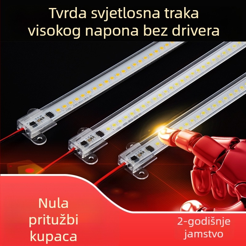 LED 110V bez upravljača, izravno napajanje za police i vitrine, pogodno za hladnjake, zamjena T8 cijevi