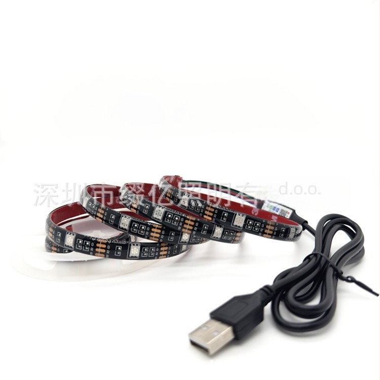 RGB LED traka za namještaj, 5V niskog napona, vodootporna 5050 RGB, Bluetooth daljinsko upravljanje, LED komplet