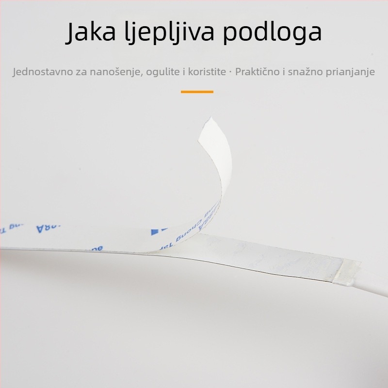 Siva ploča LED traka s auto-lepljivim ugrađenim linearnim kanalom, fleksibilna silikonska LED traka