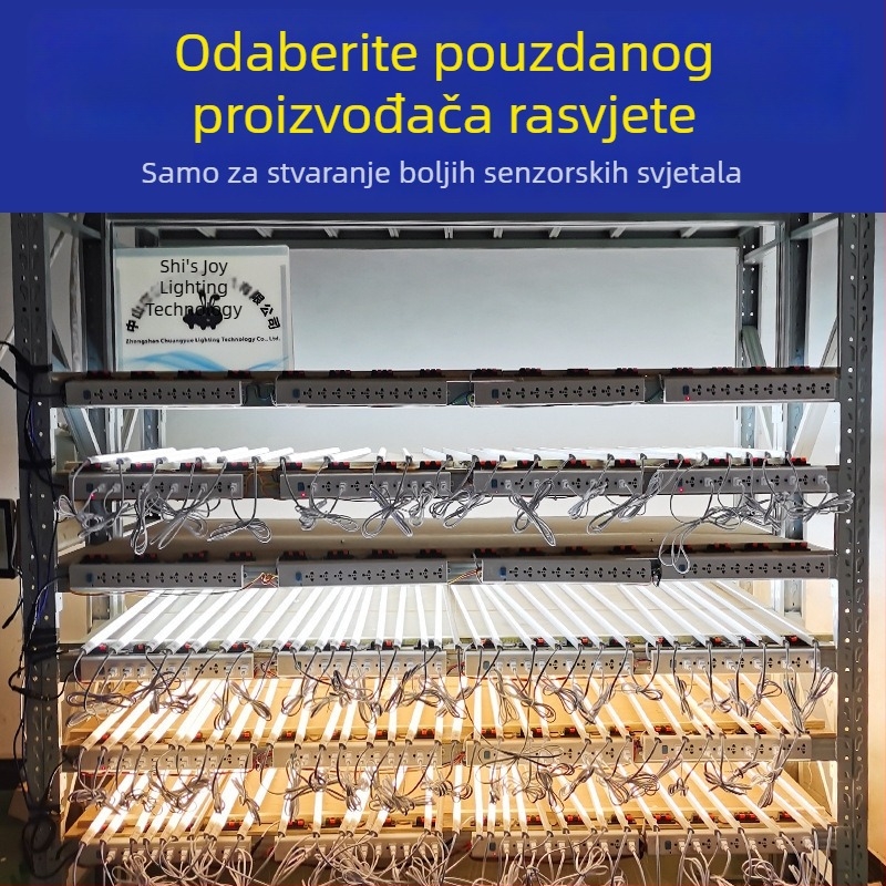 220V kutni ormarić LED svjetlo s LED trakom i senzorom pokreta