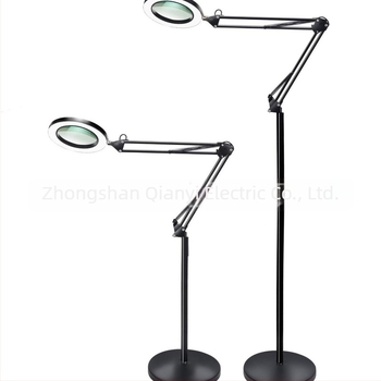LED podna lampa za ljepotu, tetoviranje i manikuru, zaštita očiju, minimalistički dizajn, podesiva visina 68–180 cm
