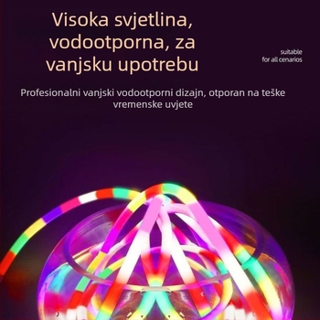 360° fleksibilni LED kružni trak, vanjska vodootpornost, visoka svjetlina za zaslone i osvjetljenje mostova