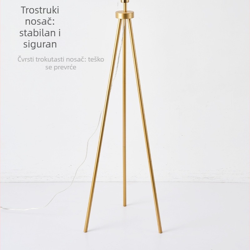 Prilagođena lampa s laticama, stajaća lampa uz kauč u dnevnom boravku, francuski minimalistički stil sredine stoljeća, ambijentalno osvjetljenje za spavaću sobu